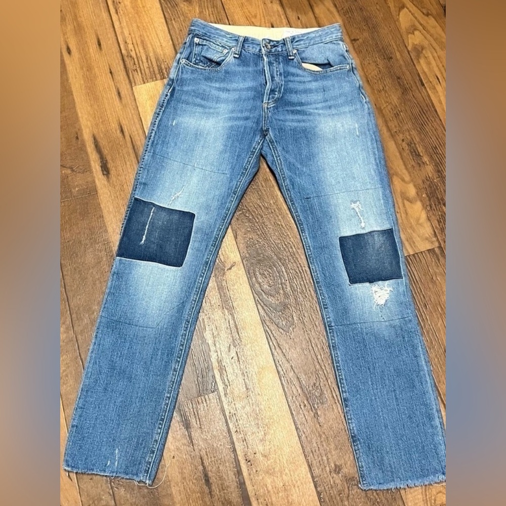 Rag And Bone Patchwork Jeans Size 24 - image 1